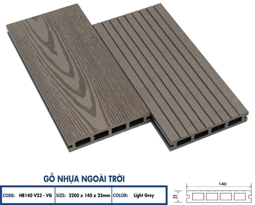 Sàn 1 lớp PE lỗ vuông MG140V25 vân 2D - album 3