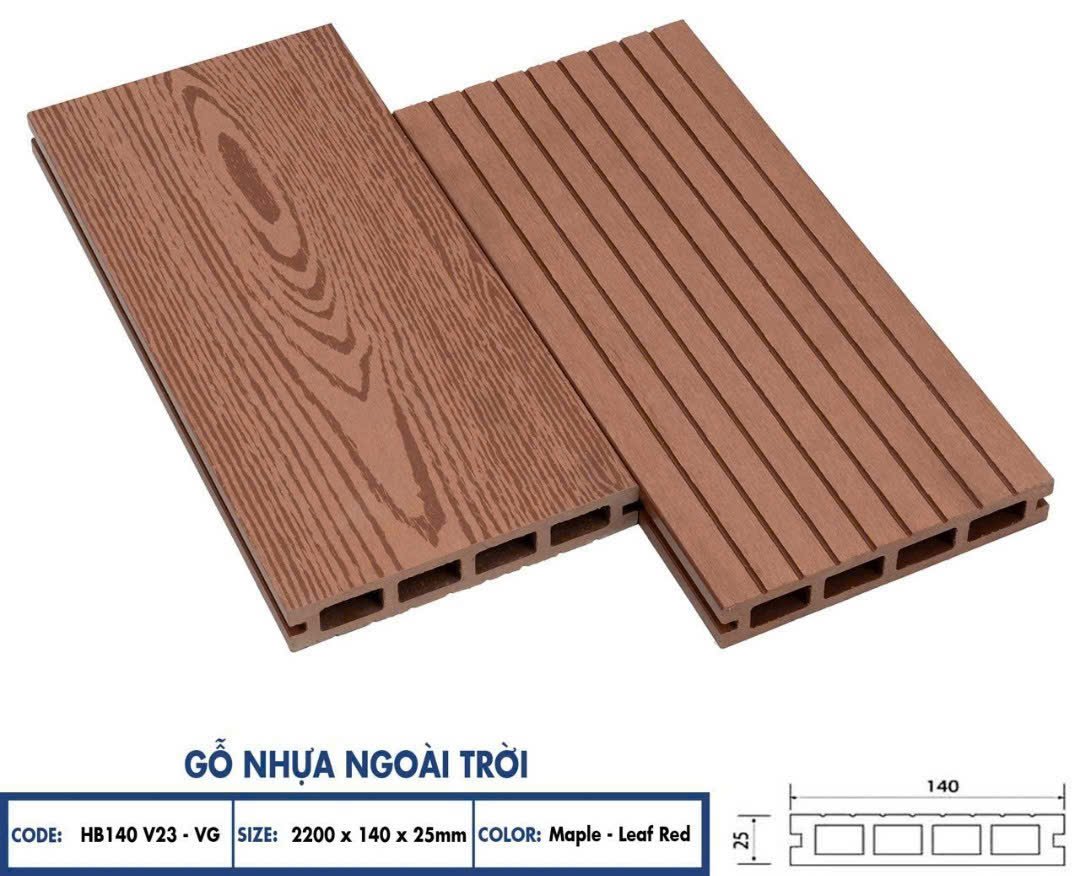 Sàn 1 lớp PE lỗ vuông MG140V25 vân 2D - album 5