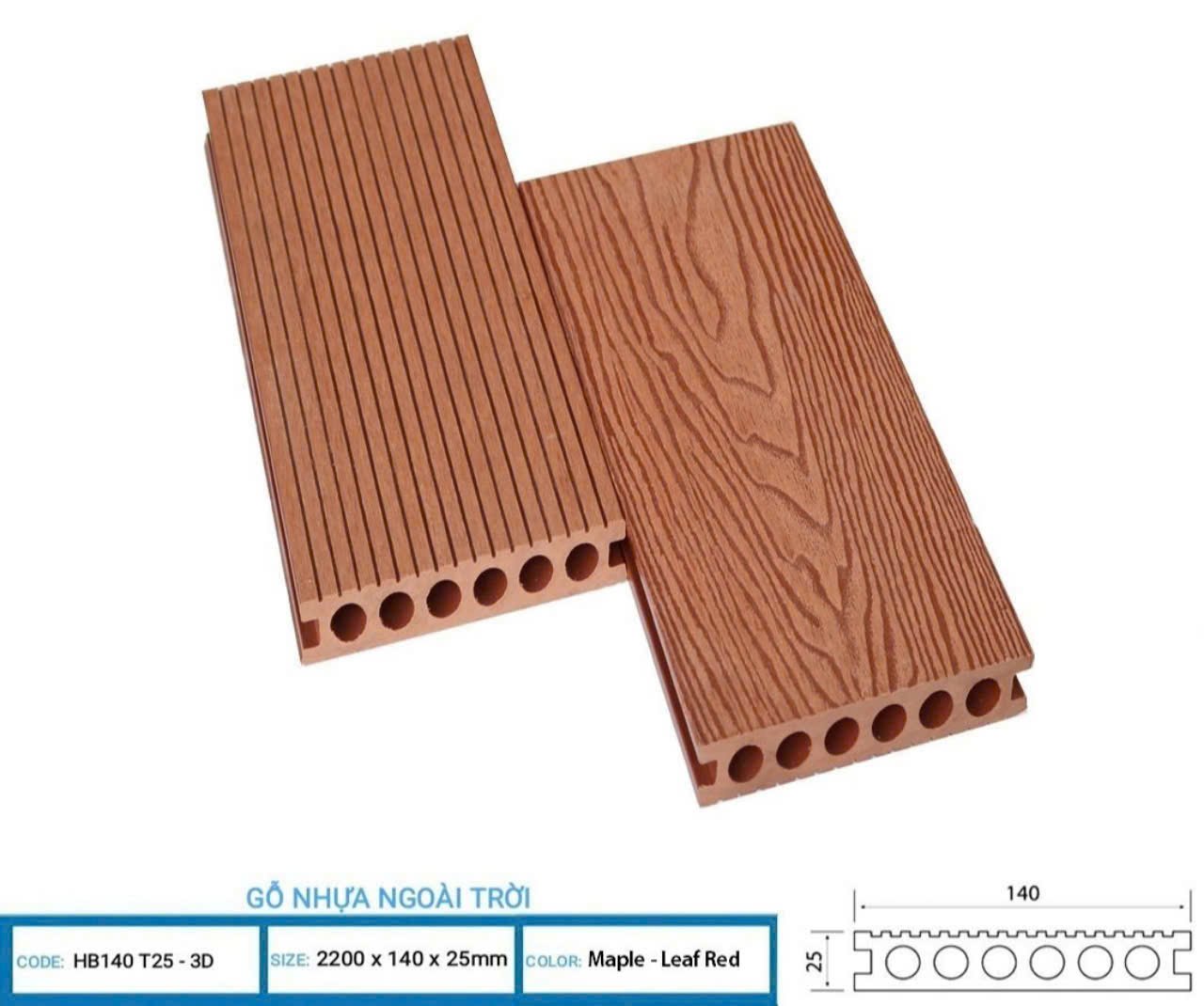 Sàn lỗ tròn MG140T25 Vân 3D - album 6